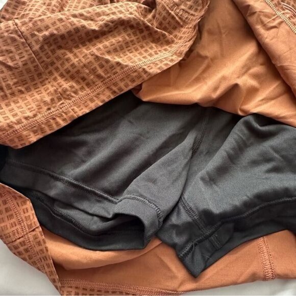 Prana Railay Skort in Terra Gingham Print WOMEN'S XL - Picture 8 of 10